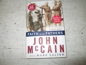 John Mc Cain w/Mark Salter, Faith of my Fathers, Hardcover, GUC - Foto 1 di 1