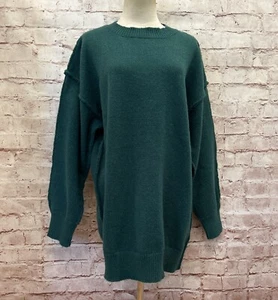 Le Lis Damen grüner Pullover Pulli Oversize Rundhals Preppy Größe Small NEU - Bild 1 von 5