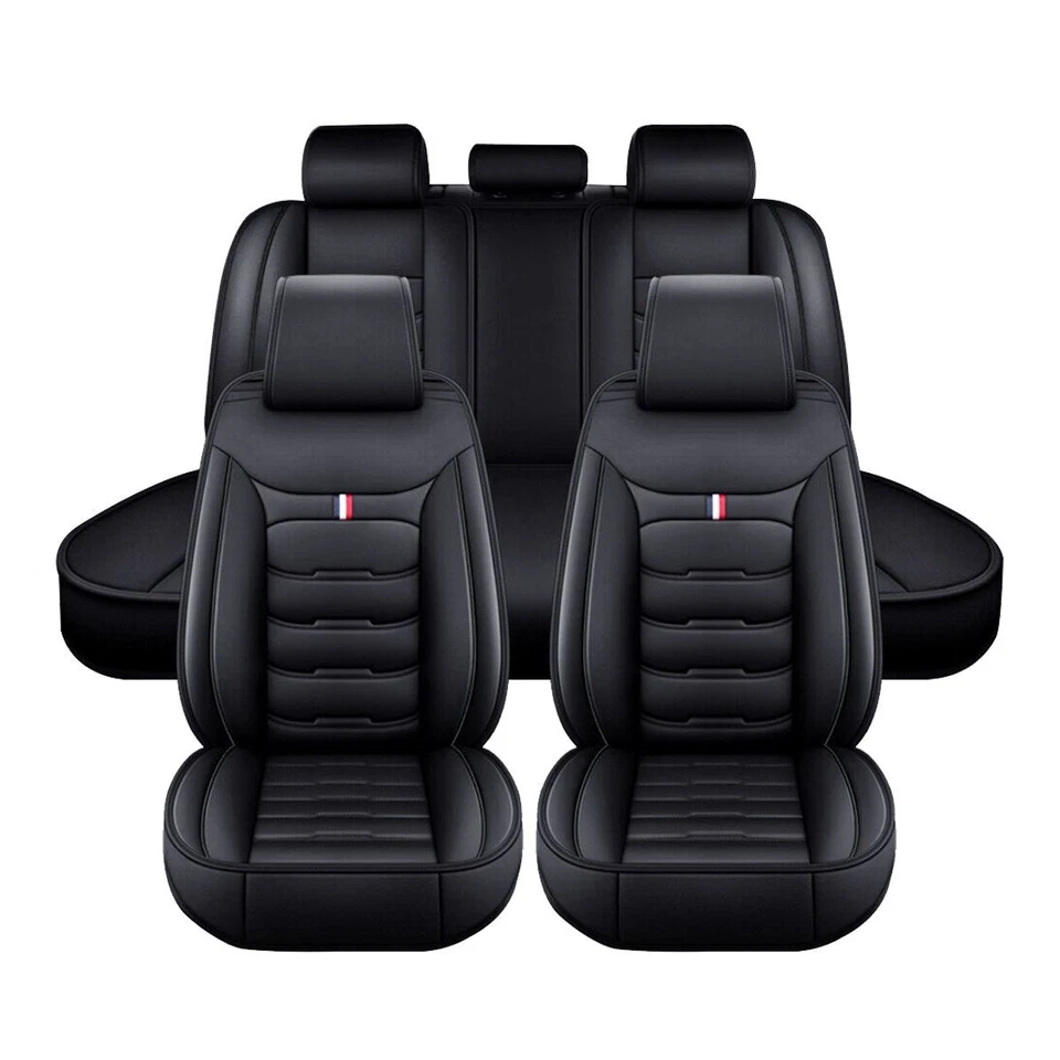 5 Seat Full Set Car Seat Covers Leather For Infiniti FX35 FX45 M35 G35 G37 EX35 Foto 1 de 4