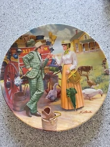 Oklahoma I Can't Say No Third Issue Collector's Plate Mort Artist 1986 Knowles - Imagen 1 de 24