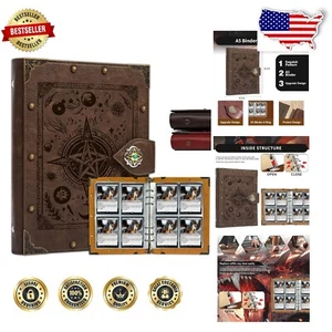 Compact 240-Card Binder for MTG/YGO - Stylish Storage with 30 Double-Sided Pages - Picture 1 of 10