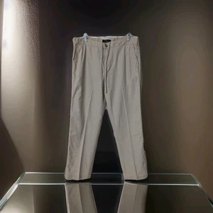 Pantalone uomo Marc Anthony Luxury misto lino cotone elastico schiena taglia 36x30 - Foto 1 di 4