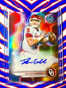 2023 Bowman U Best Dillon Gabriel RC Refractor Auto #BOA-DG Oregon UCF Oklahoma - Picture 1 of 2