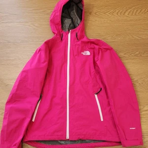 Chaqueta para mujer The North Face Hyvent grande rosa neón ventilada cremallera completa abrigo de lluvia - Imagen 1 de 13