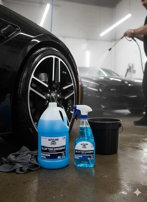 Autolook Blue Tire Dressing Satin Gloss – Professional Exterior Finish - Image 1 of 2