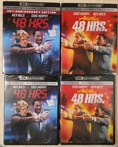 48 Hours + Another 48 Hours 4K UHD + Digital Slipcover - NEW - Picture 1 of 10