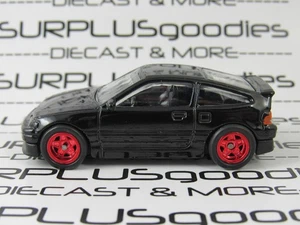 Hot Wheels LOOSE Black 1988 '88 HONDA CRX CR-X Custom Swap w/Real Riders R - Picture 1 of 9