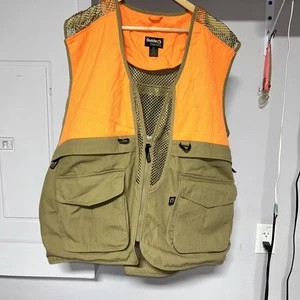 Guide Series Hunting Vest Orange Brown 2 XL Bird Game Shell Pouch Outdoor - Picture 1 of 6