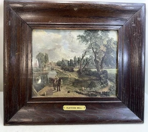 John Constables Flatford Mill & THE HAY WAIN Prints In Old Thick wood Frames - Picture 1 of 17