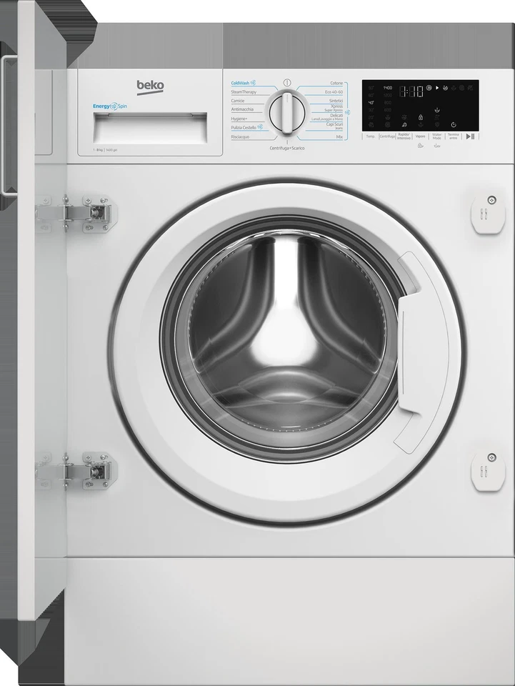 LAVATRICE INCASSO BEKO WIT8A4BW 8kg 1400g. Cesto AquaWave® VAPORE Inverter cl.A - Immagine 1 di 4