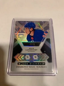 2021-22 UD Black Diamond Nils Lundkvist Double Diamond Relic Rookies /99 #BDR-NL - Picture 1 of 2