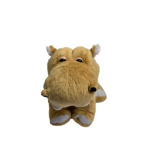 Ganz Webkinz Plush Mud Hippo Tan Beige Stuffed Animal Toy HM384 No Code - Picture 1 of 6