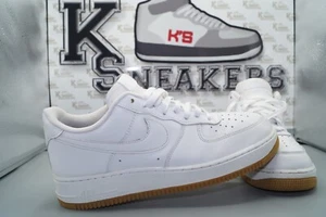 Nike Air Force 1 AF-1 LOW 07 EU 44,5 US 10,5 White Gum DJ2739-100 scarpe sportive - Foto 1 di 15