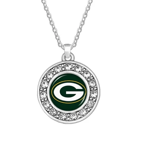Green Bay Packers Womens Officially Licensed NFL Pendant Necklace Cover