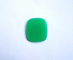 Chrysopras Lagenstein Cushion Antik 18,5 x 15 mm antik 7,56 Carat - Bild 1 von 2