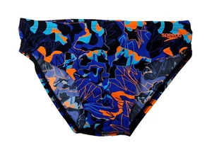 SPEEDO Boys Brief Swimming Trunks Ess End+ Av 6.5cm Brf Jm Size 28" 22 - Picture 1 of 2