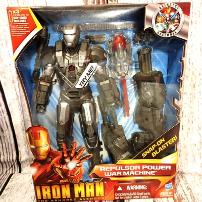 Figura Iron Man el Vengador Blindado. Máquina de guerra repulsor Power. Hasbro, 2010. Foto 1 de 4