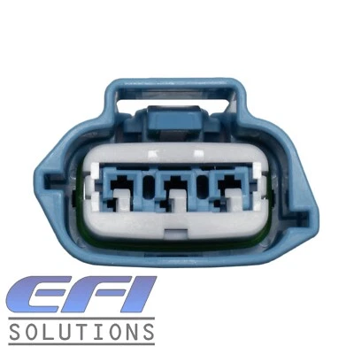 3 Pin Blue Connector Fits Some Nissan Oxygen Sensors - Image 1 of 2
