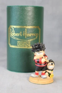 Vintage Robert Harrop BDM01 Mini Dennis & Gnasher Beano Ceramic Figure Boxed - Picture 1 of 5