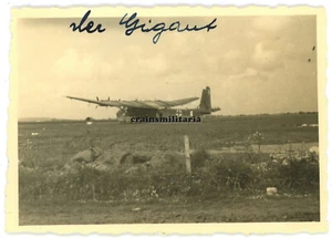 Orig. Foto Messerschmitt Me 323 Gigant Flugzeug DAK Flugplatz TUNIS Afrika 1943 - Bild 1 von 1