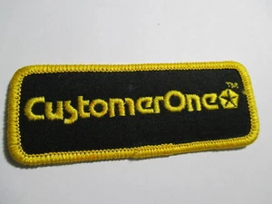 Customer ONE Patch Auto American Cars Chrysler Vintage Original NOS - Picture 1 of 4