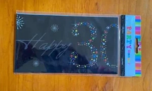 30th Thirtieth Happy Birthday Party Backdrop Bunting Banner 12.5 x 180cm - Picture 1 of 1