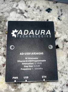 ADAURA AD-USB1AR36G95 1 Channel 5-6000Mhz Programmable RF Attenuator - Picture 1 of 5