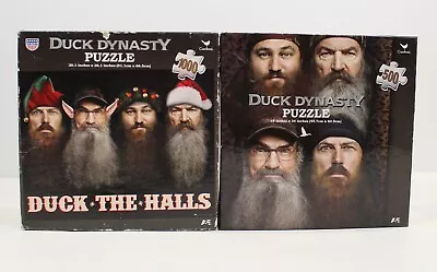 Lot of 2 Duck Dynasty Jigsaw Puzzle s 18"x24" 500-1000 Pieces Cardinal 1 NEW - Image 1 of 4