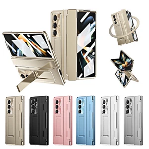 Custodia sottile per Samsung Galaxy Z Fold 6/5/4/3 supporto cerniera full body con pellicola schermo - Foto 1 di 48
