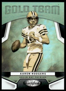 2016 PANINI CERTIFIED AARON RODGERS 4 MINT GOLD TEAM FOOTBALL GREEN BAY PACKERS - Picture 1 of 2