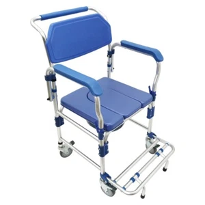 Folding Toilet Chair and Moving Toilet Chair For Elderly Pregnant Women - Picture 1 of 18