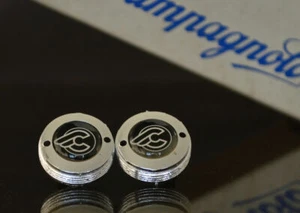 Cinelli schwarz Kurbelset Staubkappen passend für Campagnolo Schallplatte Shimano ofmega Gipiemme - Bild 1 von 1