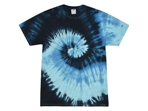 Camisetas Tie Dye Azul Océano Adultos y Niños Tallas S a 5XL Algodón Color - Imagen 1 de 1