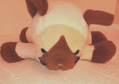 Ganz Webkinz Siamese Cat Kitty HM160 Plush Stuffed Animal 8”  NO CODE - Image 1 of 4