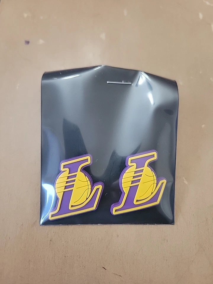 NUEVO LOS ANGELES LAKERS Crocs Charm 3D Jibbitz NBA Zapato ACCESORIO 2X BALONCESTO  Foto 1 de 1