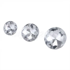 10Pcs 3Sizes Crystal Upholstery Nail Tack Sewing Buttons Sofa Wall Decor - Picture 1 of 9