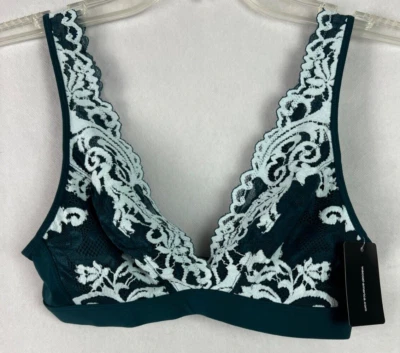 Sujetador Wacoal Mujer Bralette Talla Pequeña 810322 Instant Icon Sin Alambres Esmeralda B41 Foto 1 de 4