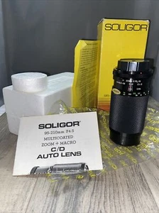 Canon AE-1 Mount Soligor C/D Macro 95-210mm f/4.5 - Picture 1 of 5