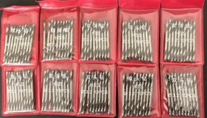 100pcs 3.2mm HSS Double Ended Twist Drill Bits Steel Metric 4241HSS #4252 - Picture 1 of 1