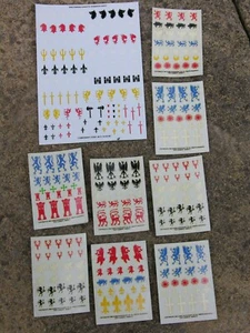 WHFB, BRETONNIAN ARMY, DECALS MULTI-LISTING - Picture 1 of 4