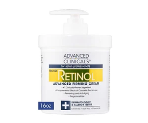 Advanced Clinicals Retinol Body Lotion | Face Lotion & Body Cream | Crepey Skin - Picture 1 of 15