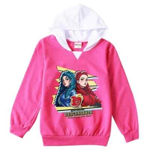 Descendants 4 The Rise of Red Hooded Long Tops Pullover Tracksuit Sweatshirt - Picture 1 of 33