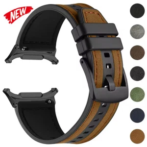 Bracelet en cuir silicone pour Samsung Galaxy Watch7 Ultra 2025 bracelet sport - Photo 1 sur 17