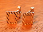 Vintage Swank Mid Century 925 Sterling Silver Cufflinks Made In USA