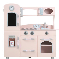  Little Chef Kids Wooden Westchester Retro Play Kitchen Toy Pretend Pink Gift 