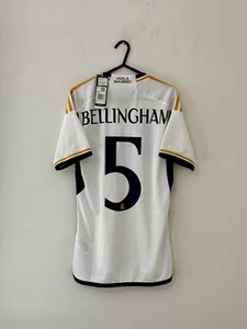 Real Madrid Home Shirt 2023/24 Bellingham 5 (XS) BNWT - Picture 1 of 3