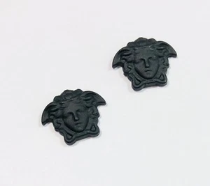 Versace VE 2262 VE 2263 Black Matte Replacement Side Temple Icon Logo Genuine - Picture 1 of 6