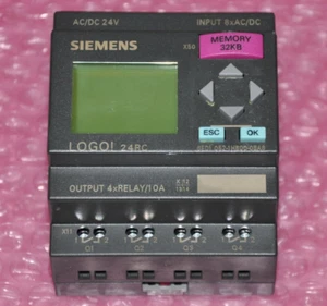 LOGO SIEMENS! 24RC Typ 6ED1 052-1HB00-0BA6 / 6ED1052-1HB00-0BA6 z pamięcią 32kB - Zdjęcie 1 z 3