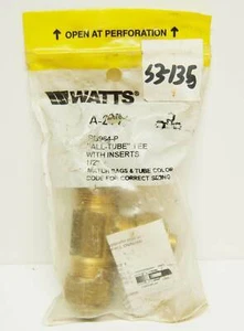 Watts PB964-P 1⁄2" OD Comp. 3 Ends Tee w/Brass Insert Model A-214 - Picture 1 of 4