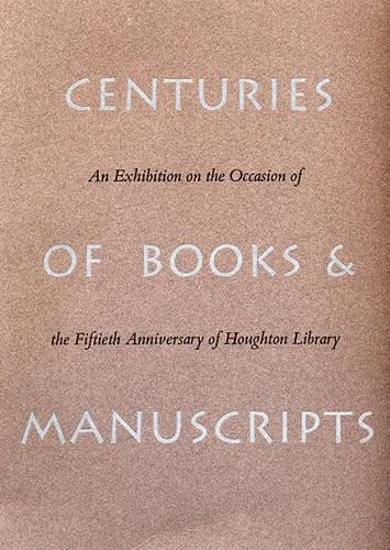 Anne Anninger Roger Stoddard Centuries of Books and Manuscripts (Hardback) - Image 1 of 1